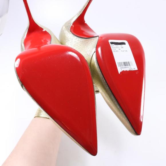 100mm Platine Gold Velcro Strappy Lame Triniboot Metallic Boot c615 - Picture 6 of 11